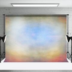 Verschwommener blauer Hintergrund für Porträtfotos