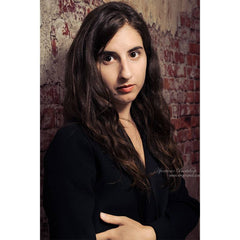 Schäbige Landmauer aus rotem Backstein Fotografie Hintergrund