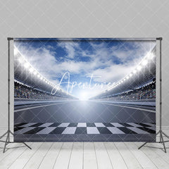 Aperturee - Blue Sky Game Stand Arena Sports Olympia Hintergrund