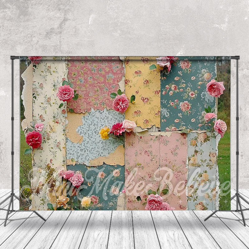 Aperturee - Defekte bunte Tapeten Dekorations Foto Hintergrund