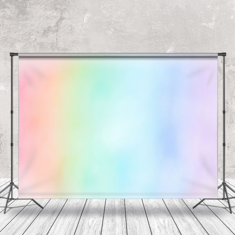 Aperturee - Heller Regenbogen Bokeh Fotografie Hintergrund mit Farbverlauf