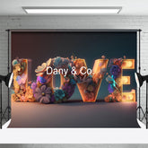 Aperturee - LIEBE Blumen Dekoration Valentinstag Hintergrund