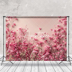 Aperturee - Rosa 3D Blumen Kunsthintergrund für Fotografie
