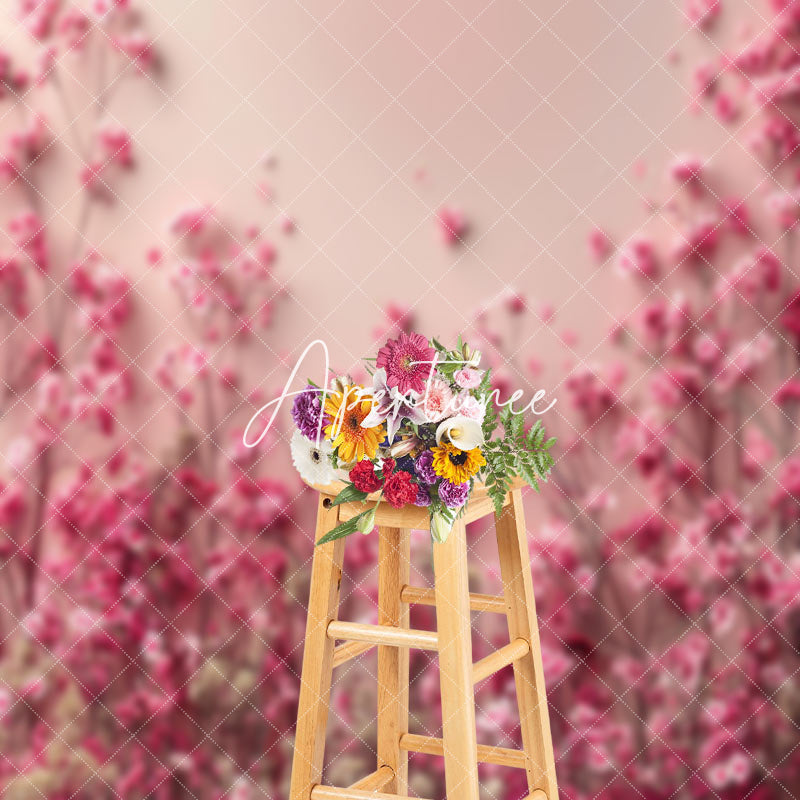 Aperturee - Rosa 3D Blumen Kunsthintergrund für Fotografie