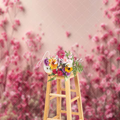 Aperturee - Rosa 3D Blumen Kunsthintergrund für Fotografie