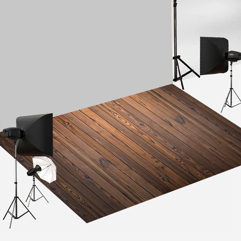 Aperturee - Rotbrauner Bodenhintergrund aus Holz für Fotoshootings