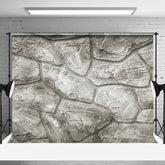 Aperturee - Retro realistischer Fotohintergrund mit grauer Steinstruktur