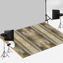 Aperturee - Rustikaler Hintergrund für Fotos im Distressed Stil mit Holzboden