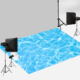 Aperturee - Schwimmbad Spritzwasser Wellen Bodenhintergrund