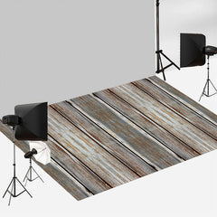 Aperturee - Beunruhigter vertikaler Beschaffenheits Holzboden Hintergrund