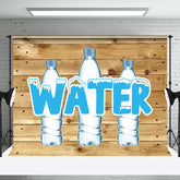 Aperturee - Sporthintergrund für Marathon Trinkstation aus Holz