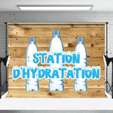 Aperturee - Hölzerne Marathon Station Dhydration Sportkulisse