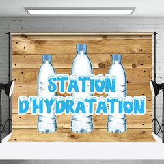 Aperturee - Hölzerne Marathon Station Dhydration Sportkulisse