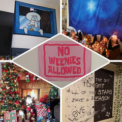 Cartoon Thaddäus Krusty Krab Fenster Tapisserie