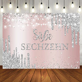 Süß Sechzehn Rose Gold 16 Geburtstag Hintergrund