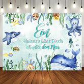 Unterseeisch Hai Seetang 1 Geburtstag Hintergrund