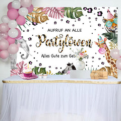 Berufung Alle Party Tiere Geburtstag Hintergrund