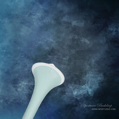 Aperturee - Abstrakter frostiger blauer Fotostudio Hintergrund