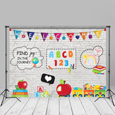 Aperturee - Apfel Book Willkommen zurück zur Schulreise Hintergrund