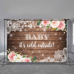 Aperturee - Baby is Cold Outside Gender Reveal Winter Hintergrund