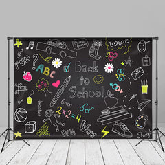 Aperturee - Zurück zur Schule Tafel Kreide Zeichnungshintergrund