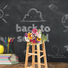 Aperturee - Zurück zur Schule Tafelbücher Fotohintergründe