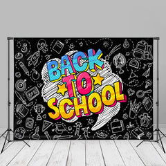 Aperturee - Zurück Schule Strichmännchen Tafel Hintergrund