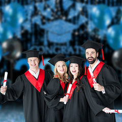 Aperturee - Ballon Schwarz Blau Glückwunsch 2023 Hintergrund für Foto