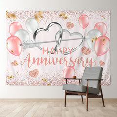 Aperturee - Ballon Herz Jubiläums Valentinstag Hintergrund