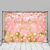 Aperturee - Luftballons Glitzer Bokeh Pink Grad Hintergrund für Foto