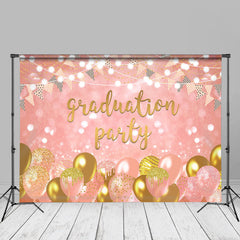 Aperturee - Luftballons Glitzer Bokeh Pink Grad Hintergrund für Foto