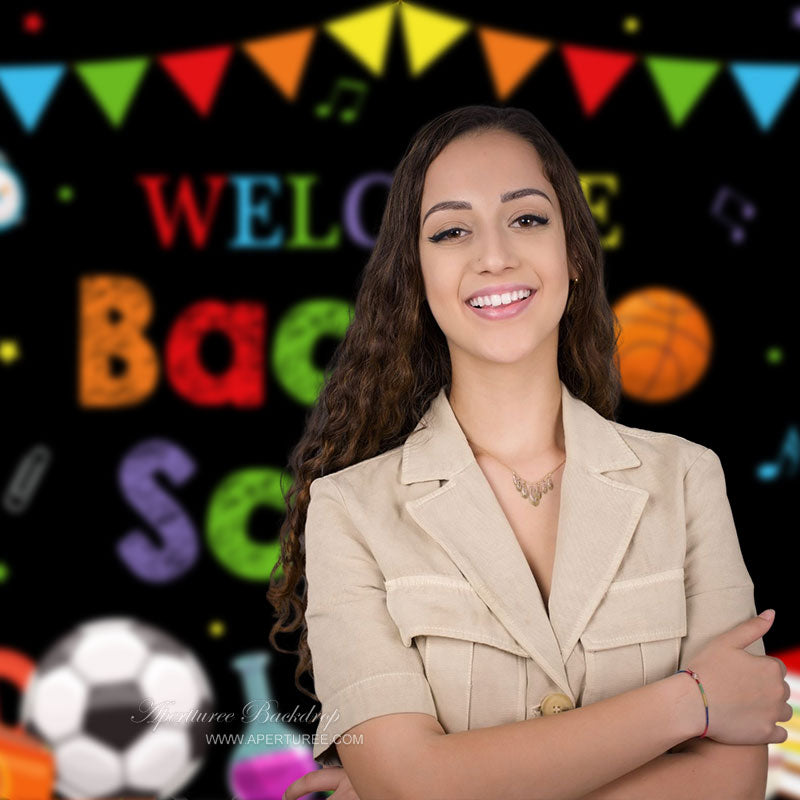 Aperturee - Tafel Buch Ball Fahne Zurück To Schule Hintergrund