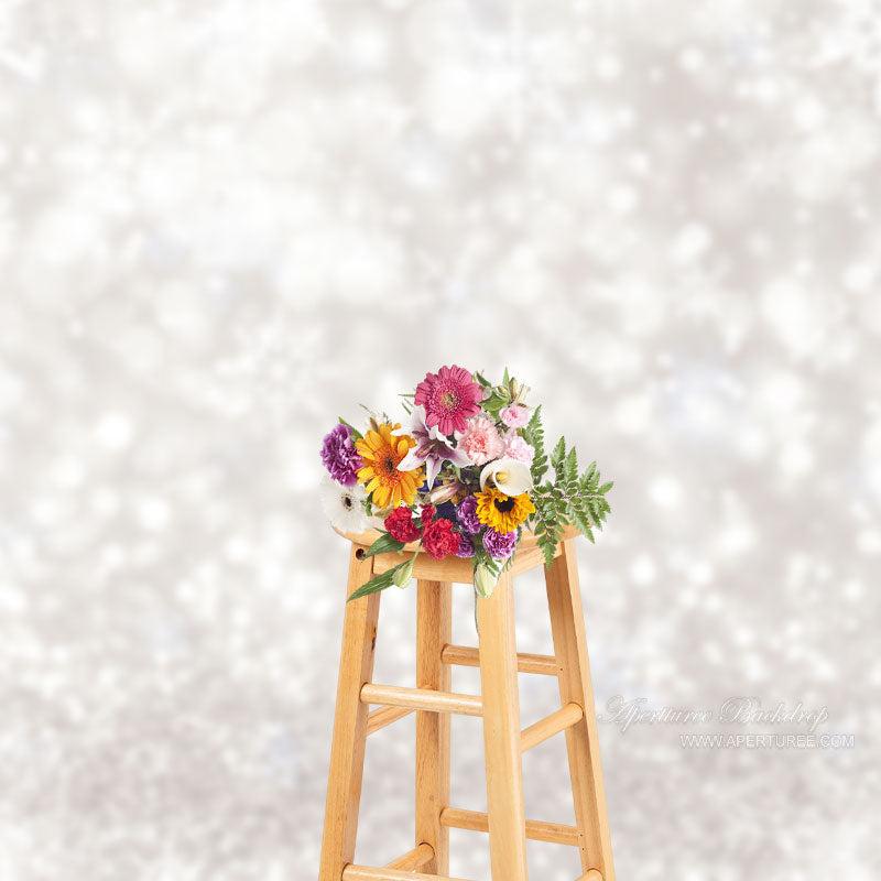 Aperturee - Bokeh Glitzer Schneeflocken Winter Weihnachtshintergrund