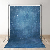Aperturee - Bokeh Snow Blue Fine Art Portrait Studio Hintergrund