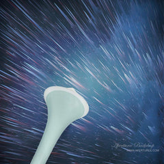 Aperturee - Burst Meteor Dunkelblauer Fotohintergrund für Bilder