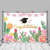 Aperturee - Kaktus Blumenflaggen Glückwunsch Fotostudio Hintergrund