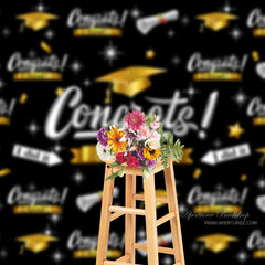 Aperturee - Caps Stars Zertifikate Schwarzer Hintergrund für Fotos