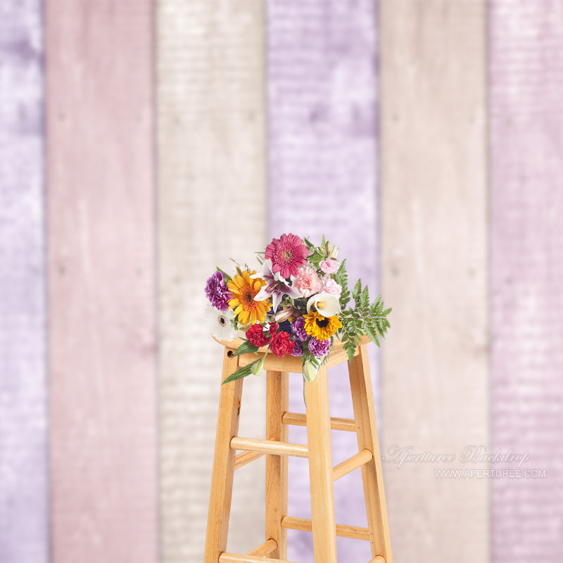 Aperturee - Schicker Macaron Hintergrund für vertikale Fotografie in Farbe