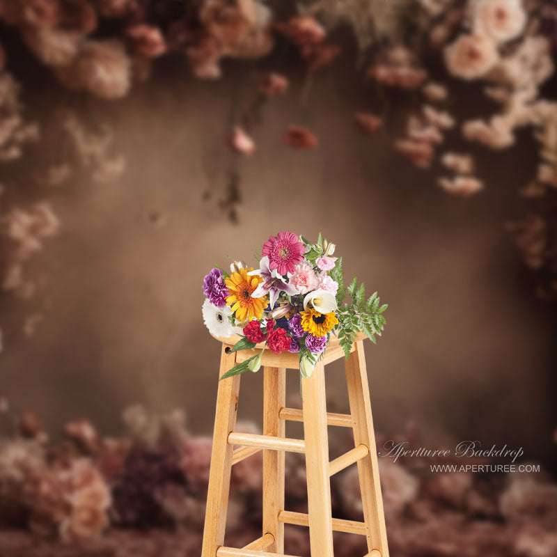 Aperturee - Klassischer floraler abstrakter Wandporträt Fotohintergrund