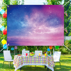 Aperturee - Bunte Galaxie Sterne Wolken Himmel Kunst Hintergrund
