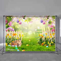 Aperturee - Bunte Eierjäger Frühlings Fröhliche Ostern Hintergrund