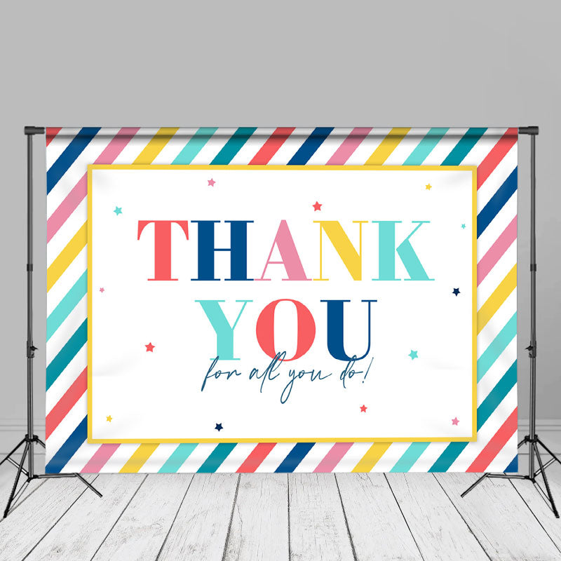 Aperturee - Bunte Linien danken Ihnen Grad Hintergrund für Foto