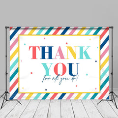 Aperturee - Bunte Linien danken Ihnen Grad Hintergrund für Foto