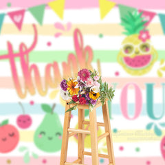 Aperturee - Bunte Streifenfrüchte dank Muttertagshintergrund