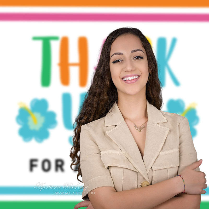 Aperturee - Bunte Streifen danken als Kulisse für den Muttertag