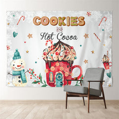 Aperturee - Cookies Hot Cocoa Red House Schneemann Weihnachtskulisse
