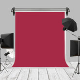 Aperturee - Crimson Photo Booth Studio einfarbiger Hintergrund