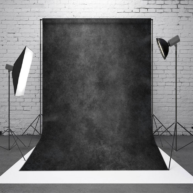 Aperturee - Dunkelschwarzer Vintage Textur Fotohintergrund