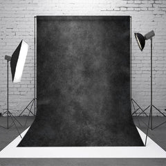 Aperturee - Dunkelschwarzer Vintage Textur Fotohintergrund