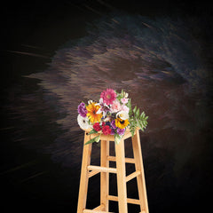 Aperturee - Dark Painting Blast Texture Portrait Hintergrund für Fotos